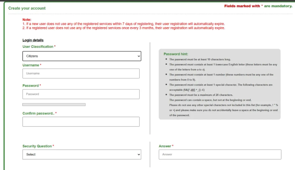 user details